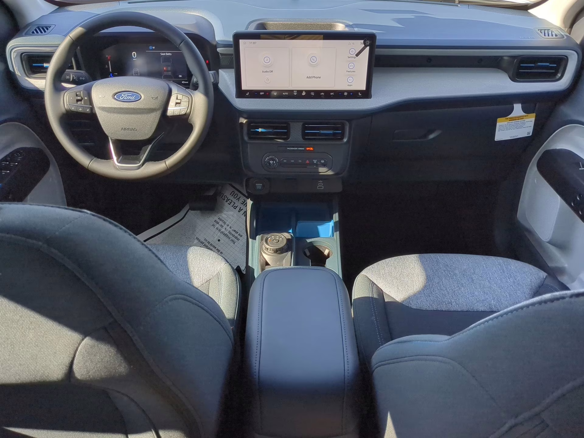 2025 Space White Metallic Ford Maverick XLT Crew Cab Pickup AWD Truck