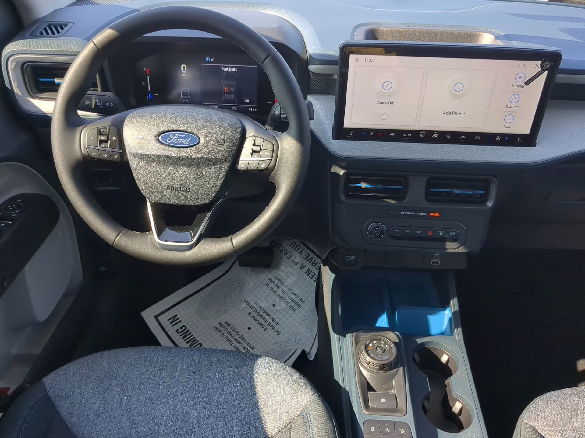 2025 Space White Metallic Ford Maverick XLT Crew Cab Pickup AWD Truck