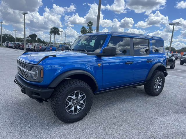 2025 Velocity Blue Metallic Ford Bronco Badlands 4X4 Convertible