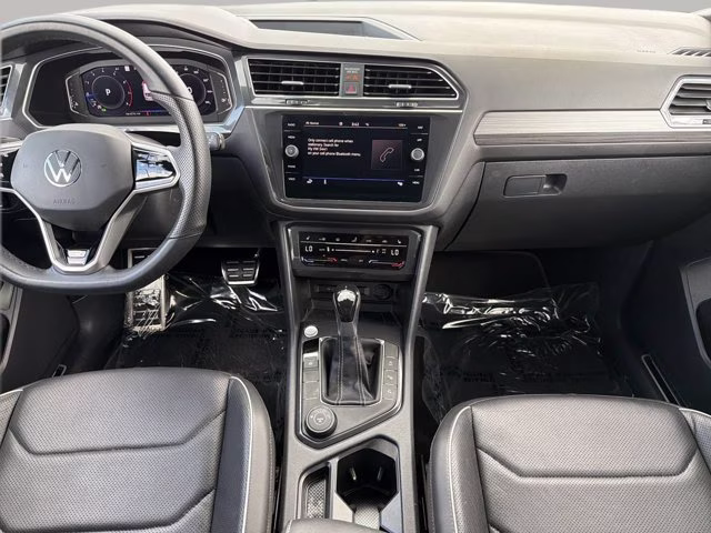 2022 White Pearl Volkswagen Tiguan 2.0T SEL R-Line AWD SUV