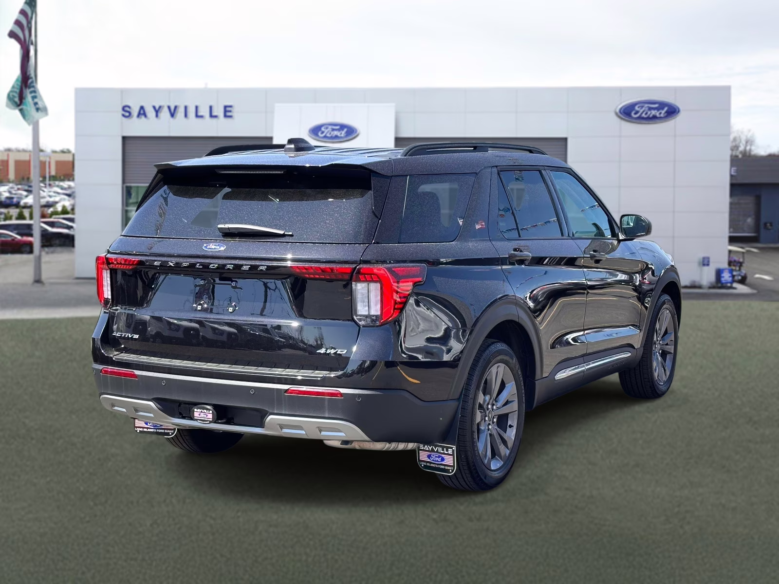2025 Agate Black Metallic Ford Explorer Active 4WD 4X4 SUV