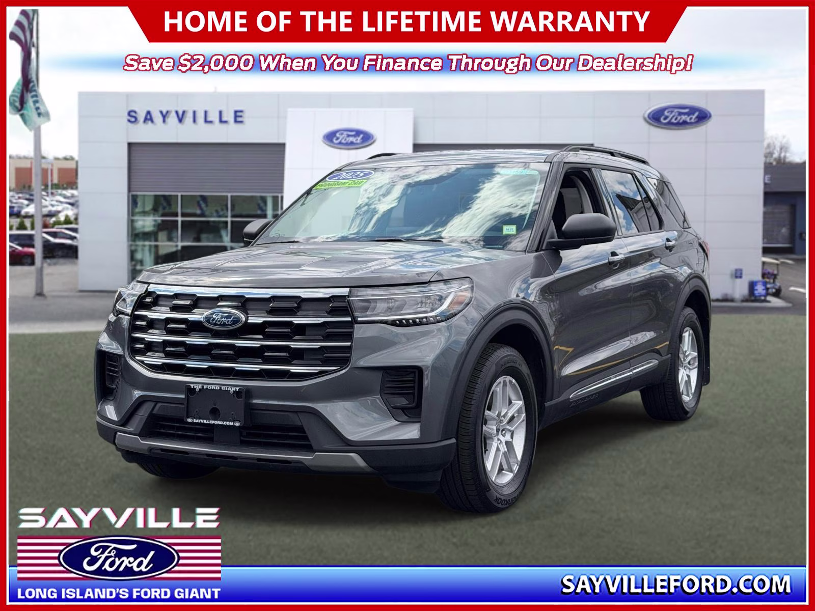 2025 Gray Ford Explorer Active 4WD 4X4 SUV