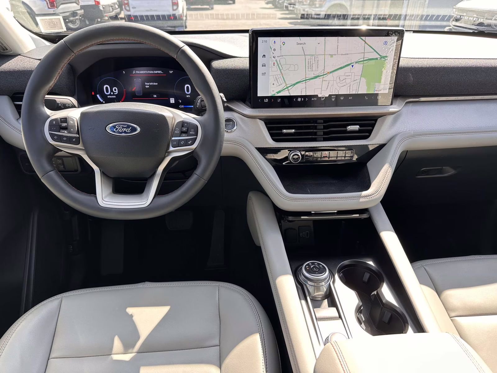 2025 Space White Metallic Ford Explorer Active 4WD 4X4 SUV