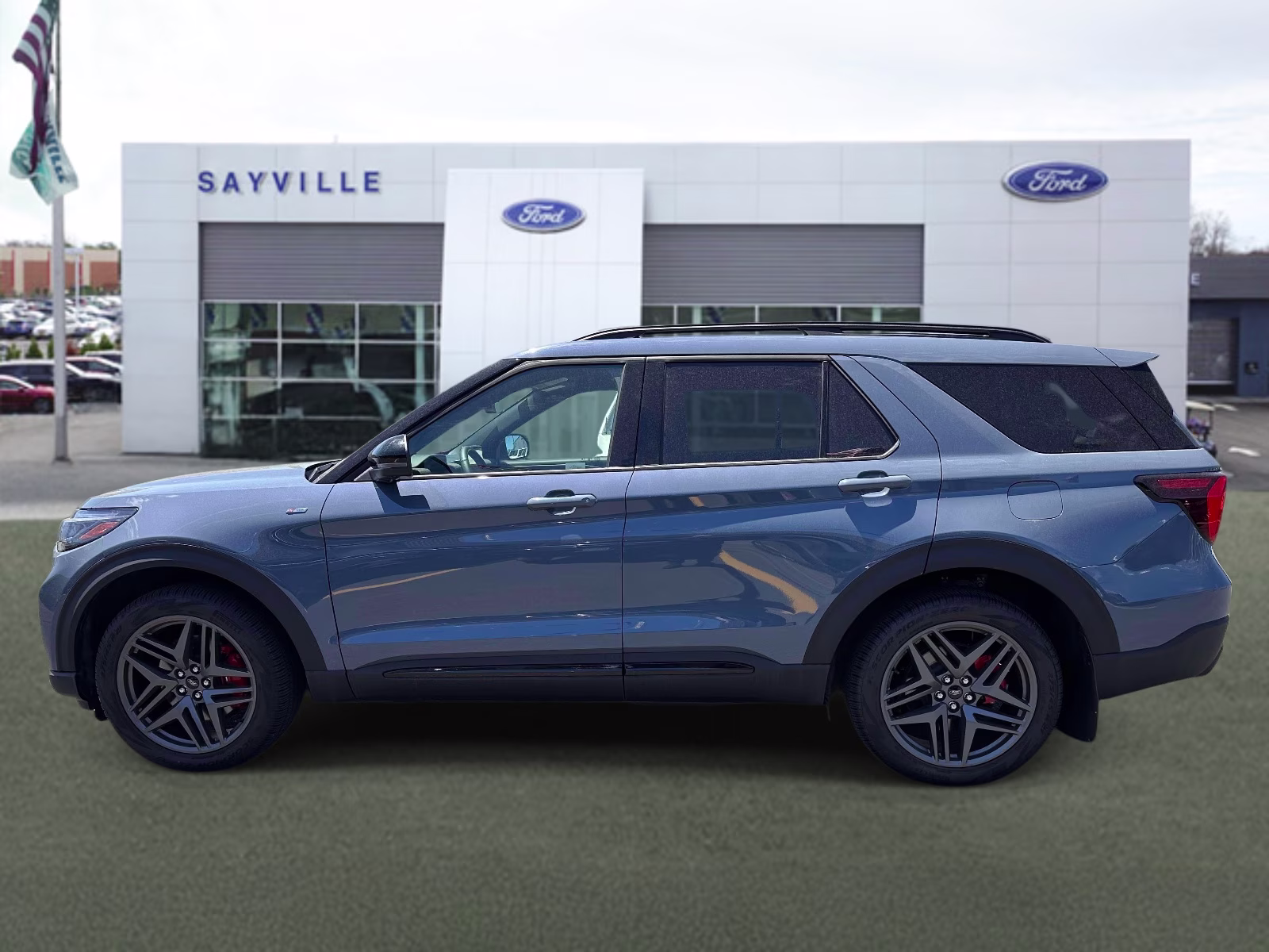 2025 Vapor Blue Metallic Ford Explorer ST-Line 4WD 4X4 SUV