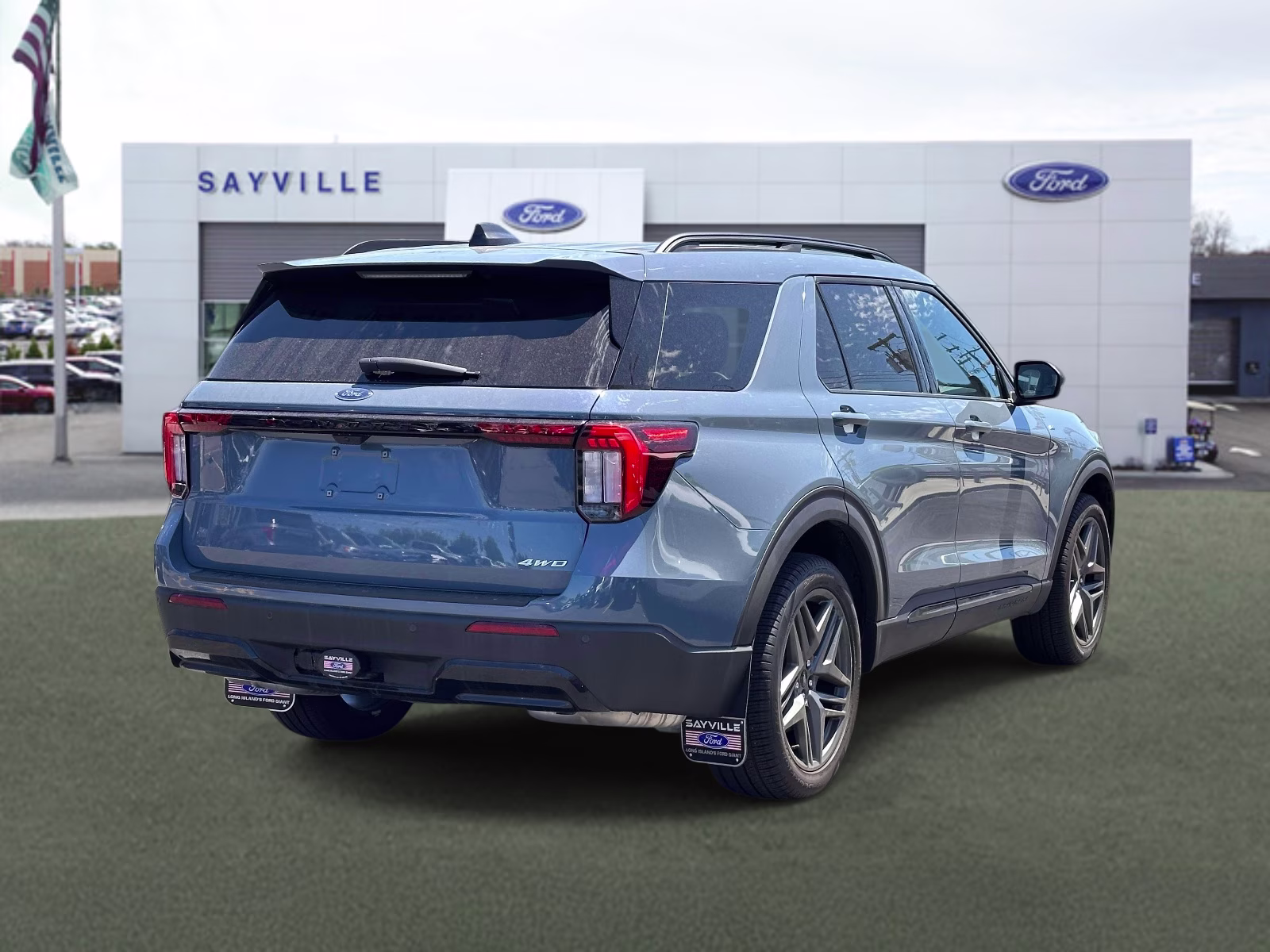 2025 Vapor Blue Metallic Ford Explorer ST-Line 4WD 4X4 SUV