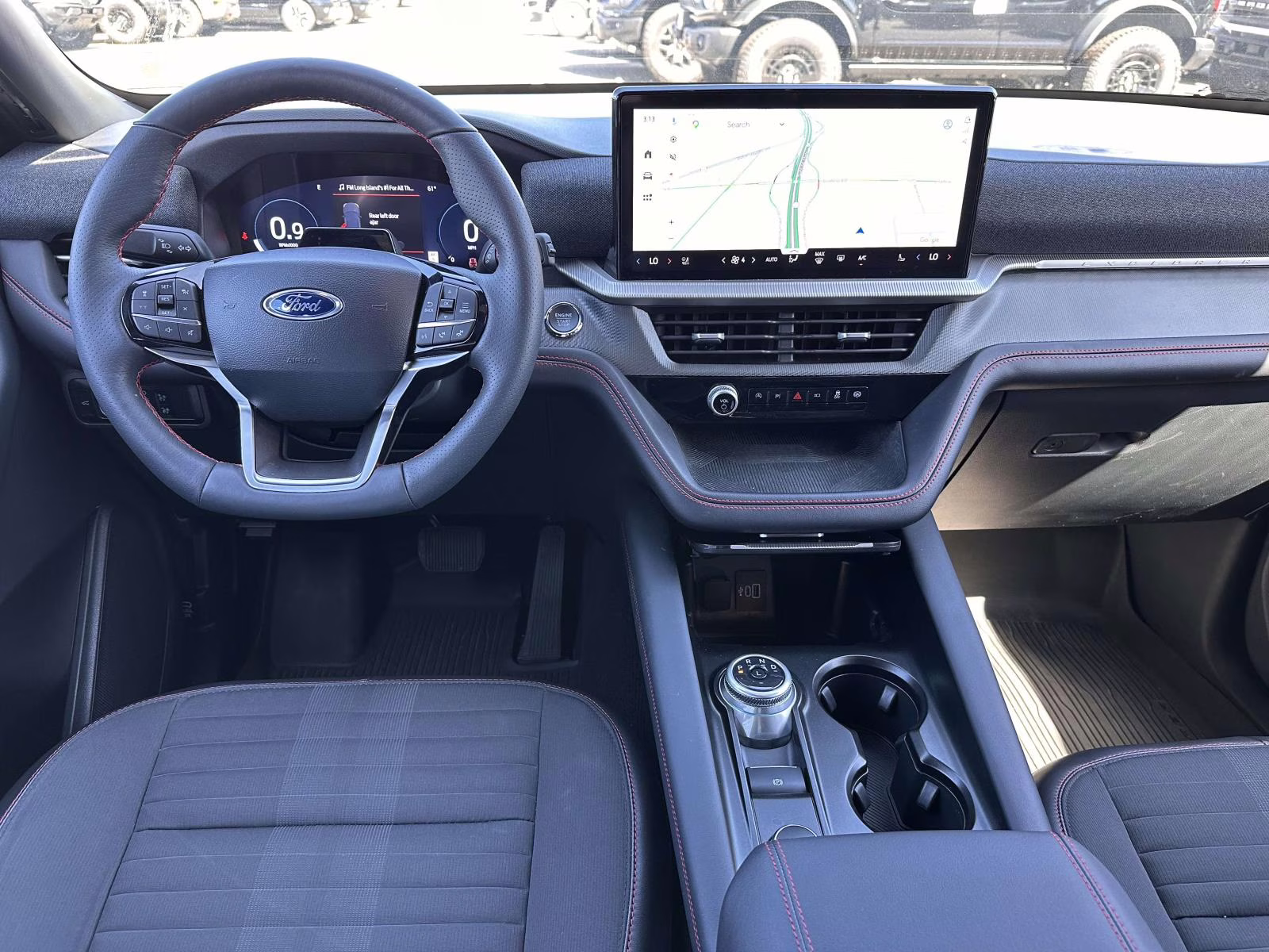 2025 Rapid Red Metallic Tinted Clearcoat Ford Explorer ST-Line 4WD 4X4 SUV