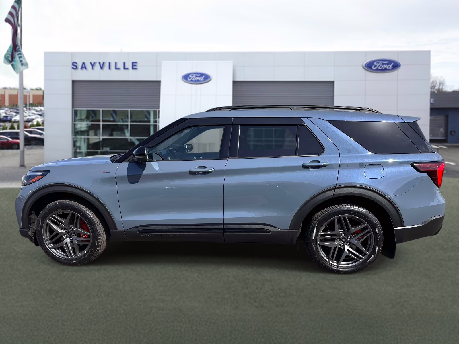 2025 Vapor Blue Metallic Ford Explorer ST-Line 4WD 4X4 SUV
