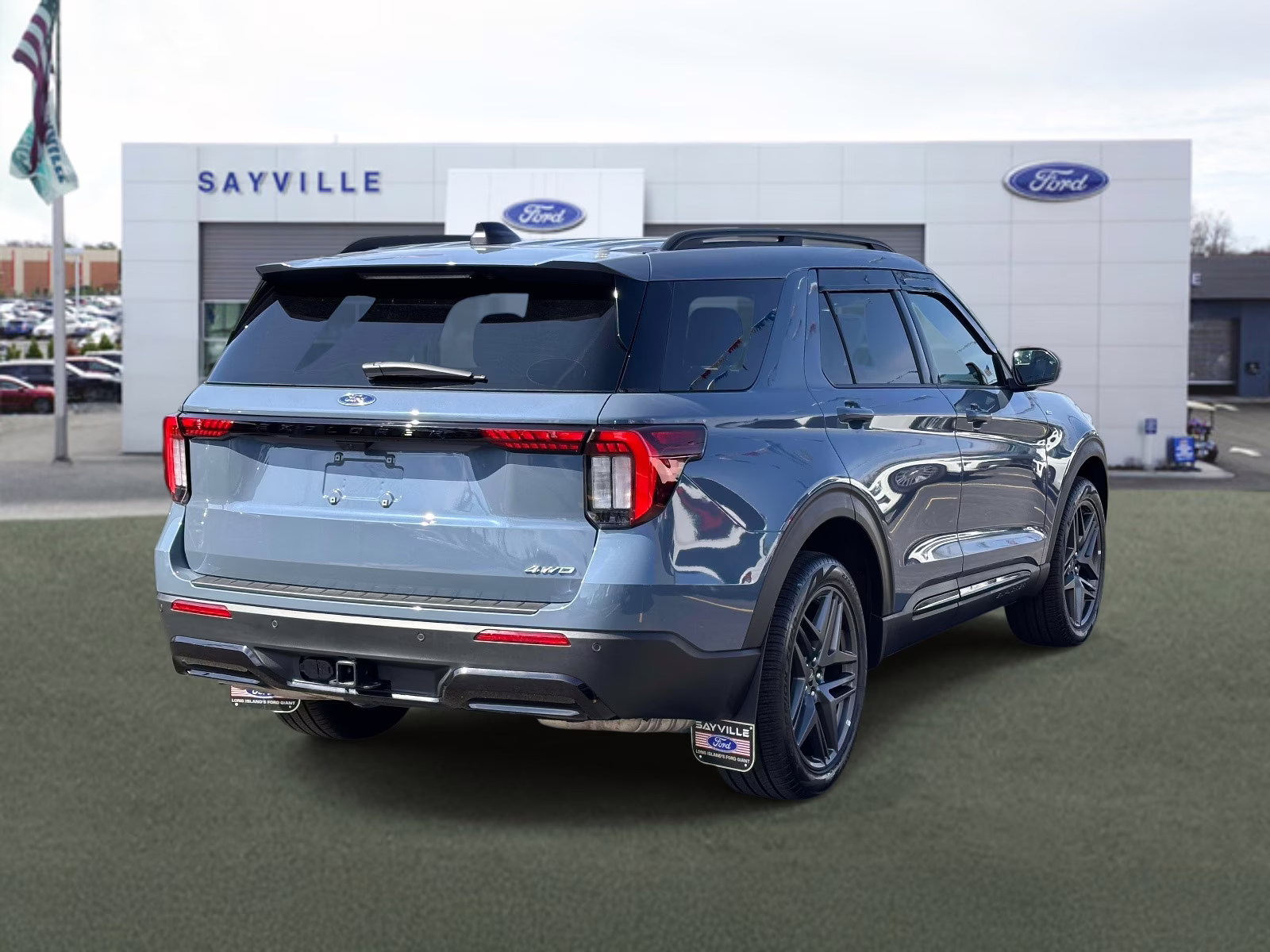 2025 Vapor Blue Metallic Ford Explorer ST-Line 4WD 4X4 SUV