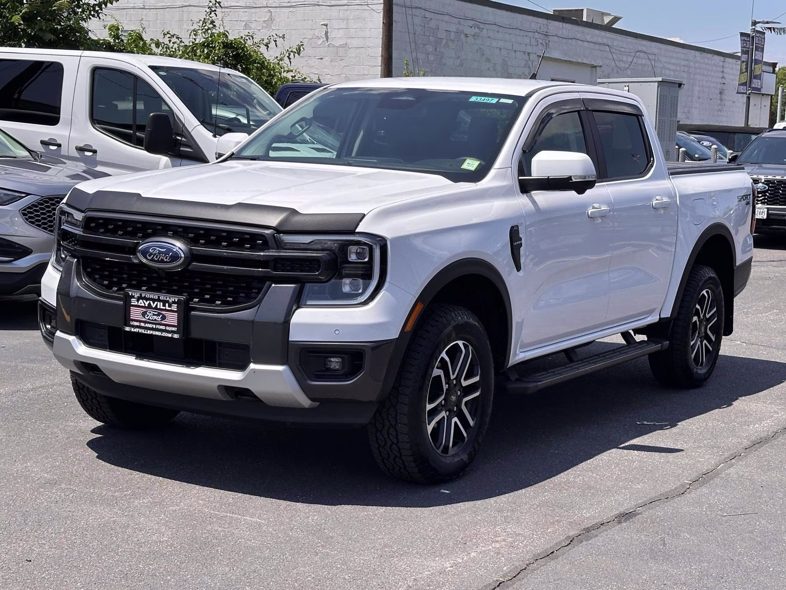 2025 Oxford White Ford Ranger LARIAT 4WD SuperCrew 5' Box 4X4 Truck