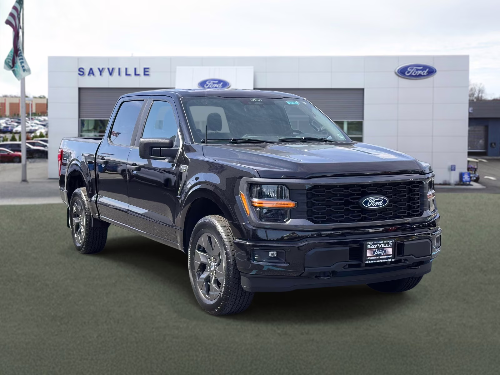 2025 Agate Black Metallic Ford F-150 STX 4WD SuperCrew 5.5' Box 4X4 Truck