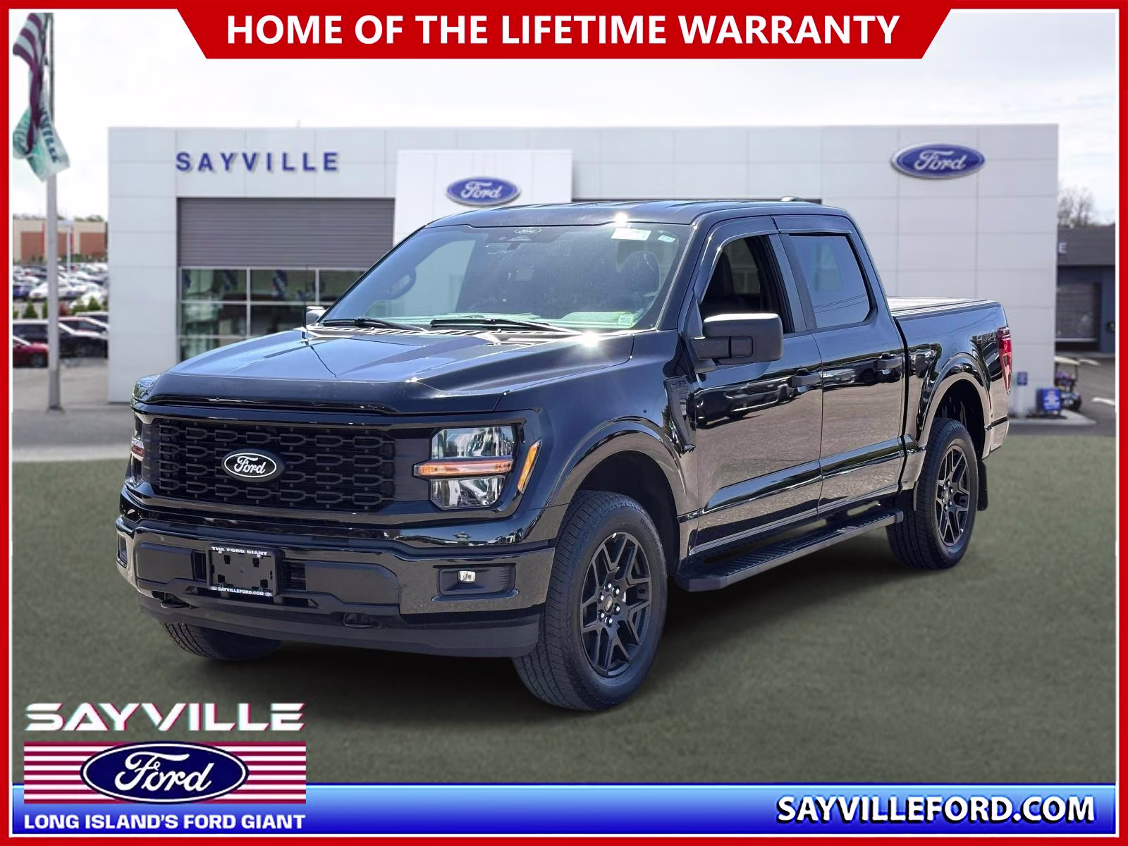 2025 Agate Black Metallic Ford F-150 STX 4WD SuperCrew 5.5' Box 4X4 Truck