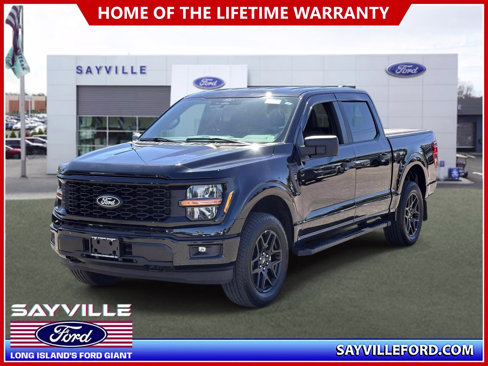 2025 Agate Black Metallic Ford F-150 STX 4WD SuperCrew 5.5' Box 4X4 Truck