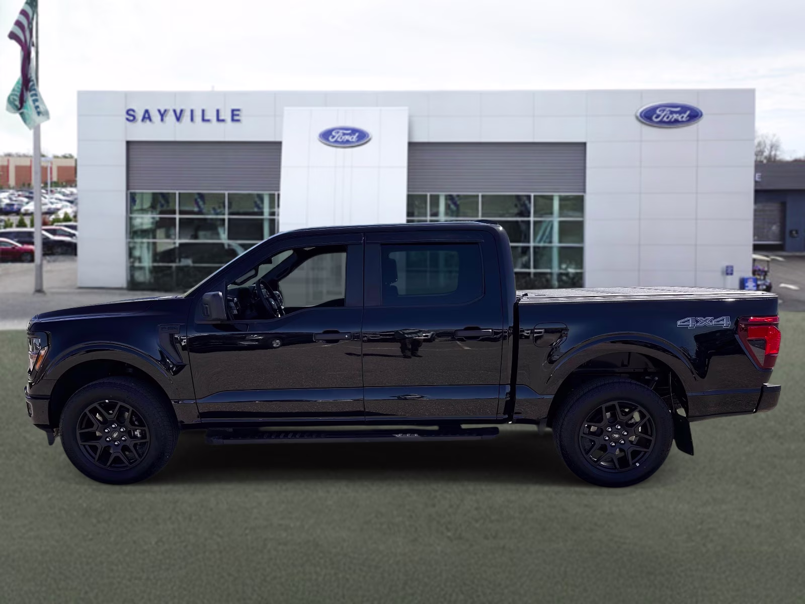 2025 Agate Black Metallic Ford F-150 STX 4WD SuperCrew 5.5' Box 4X4 Truck