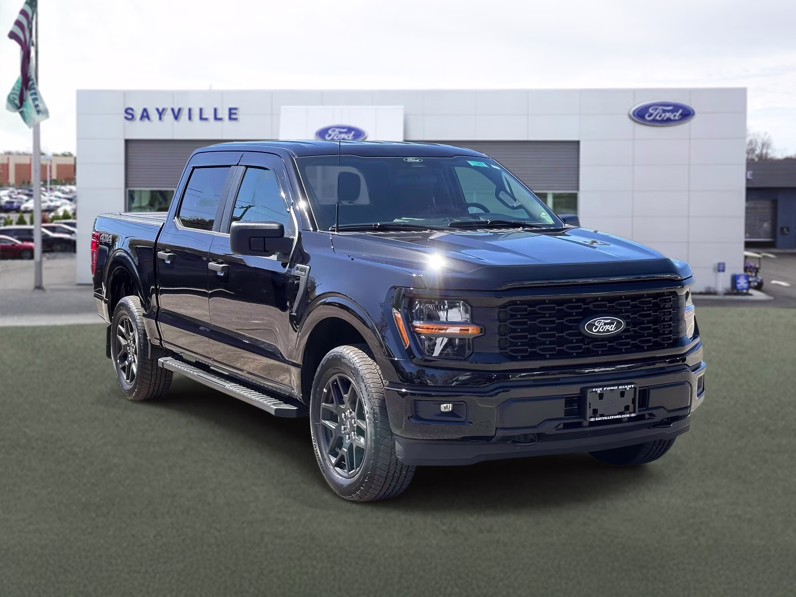 2025 Agate Black Metallic Ford F-150 STX 4WD SuperCrew 5.5' Box 4X4 Truck