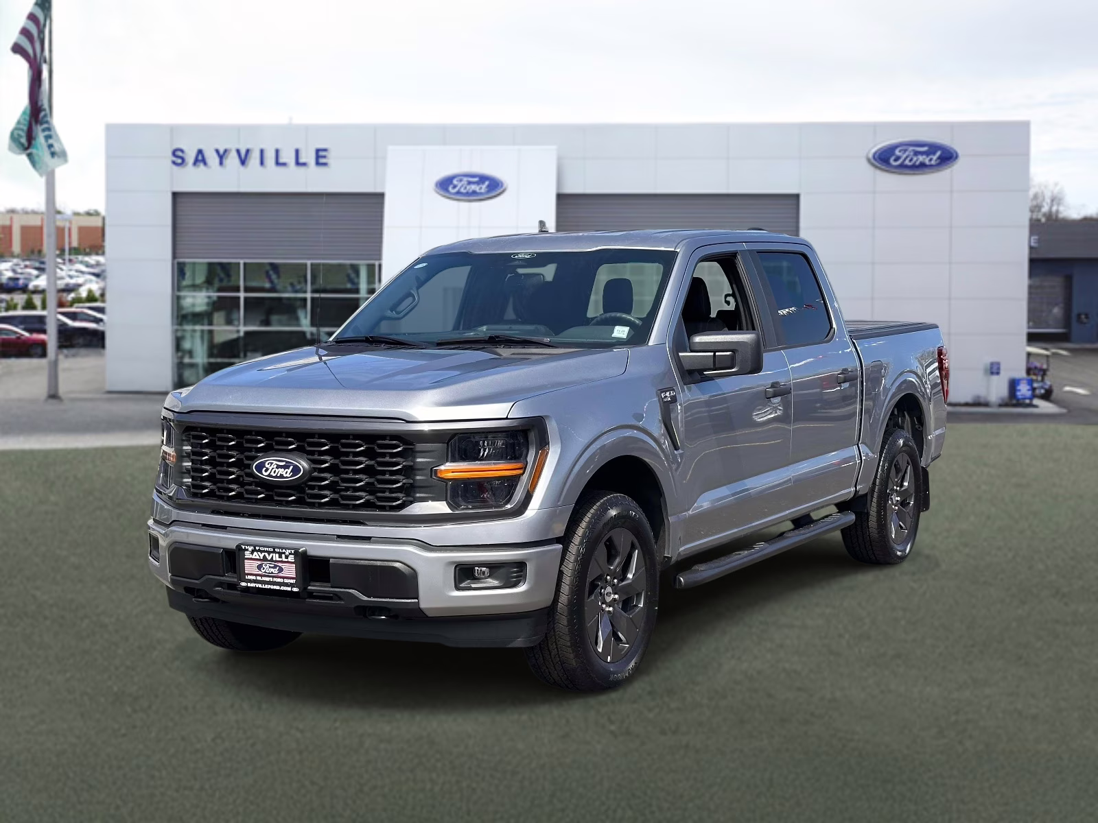 2025 Iconic Silver Metallic Ford F-150 STX 4WD SuperCrew 5.5' Box 4X4 Truck