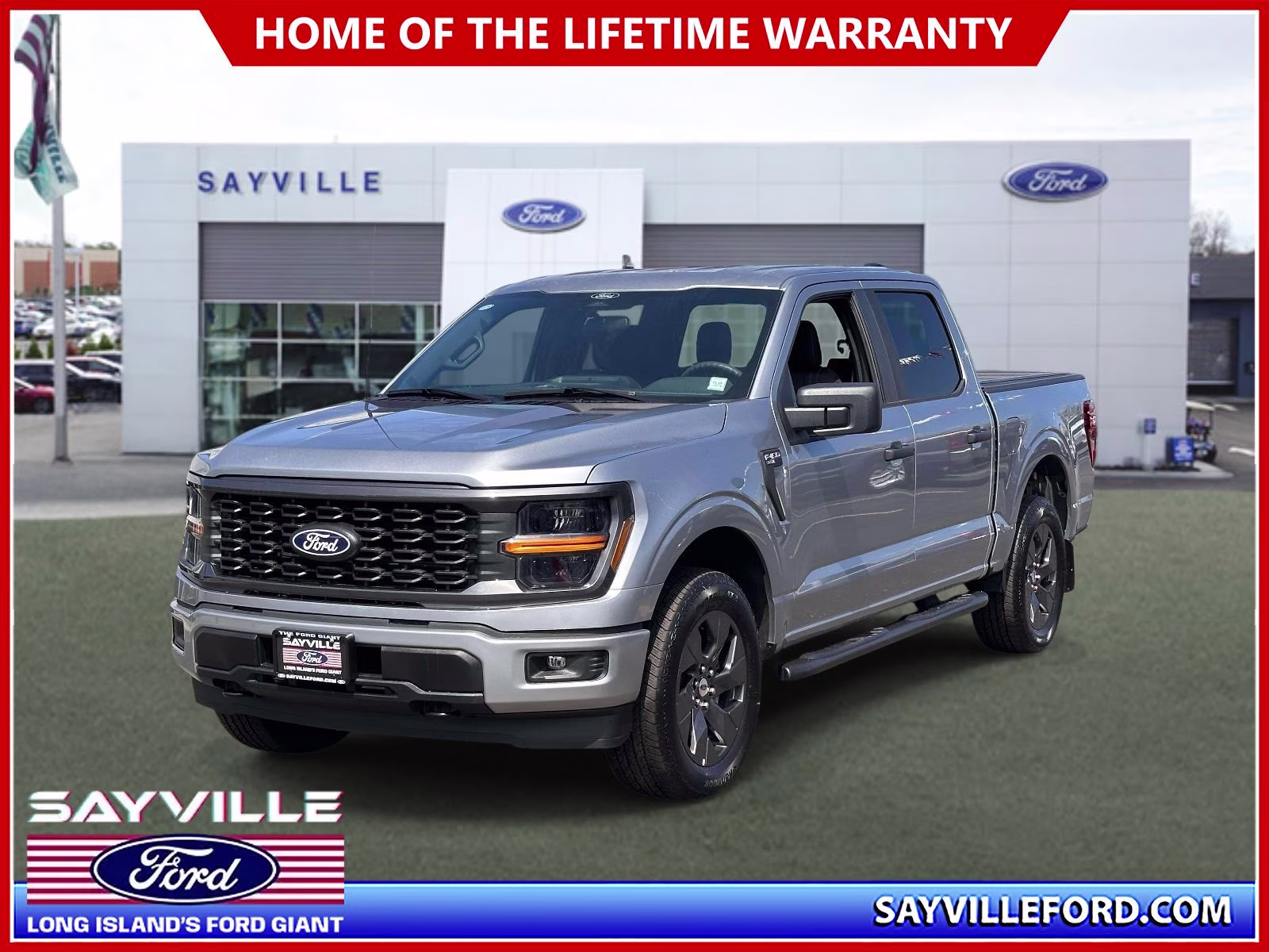2025 Iconic Silver Metallic Ford F-150 STX 4WD SuperCrew 5.5' Box 4X4 Truck