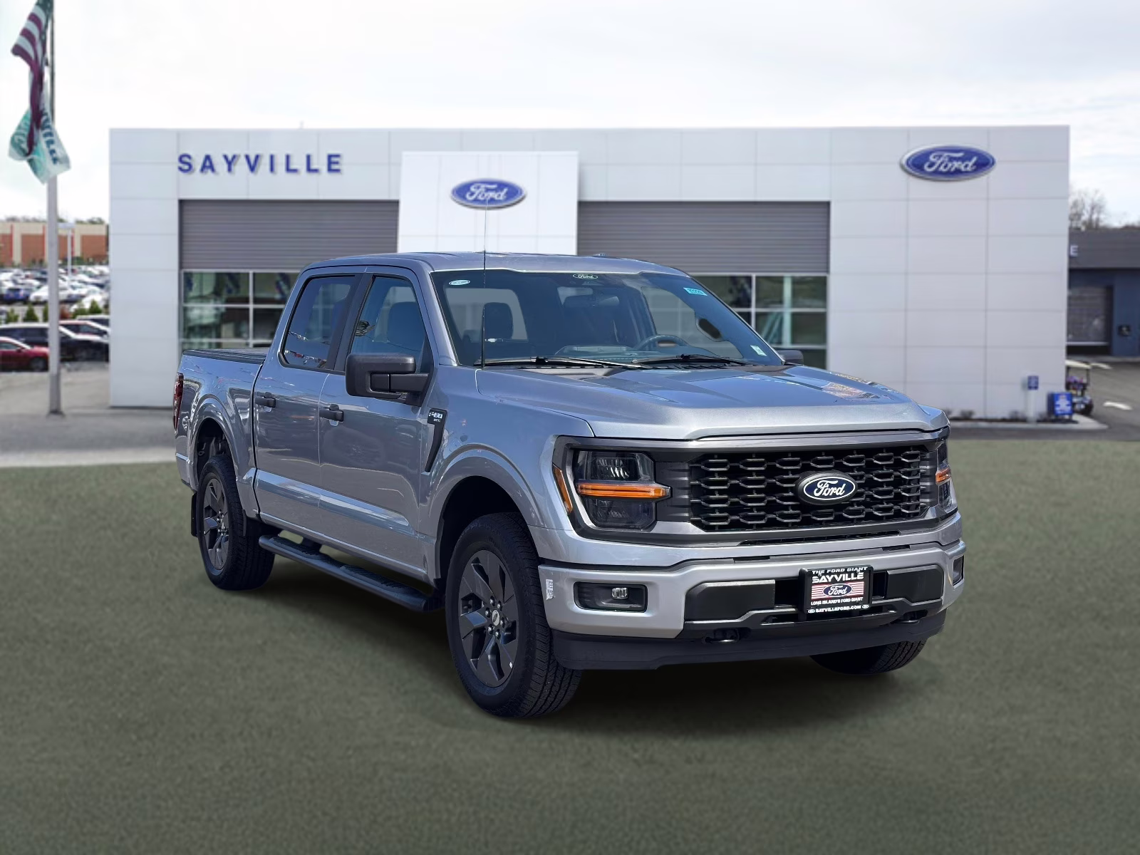 2025 Iconic Silver Metallic Ford F-150 STX 4WD SuperCrew 5.5' Box 4X4 Truck