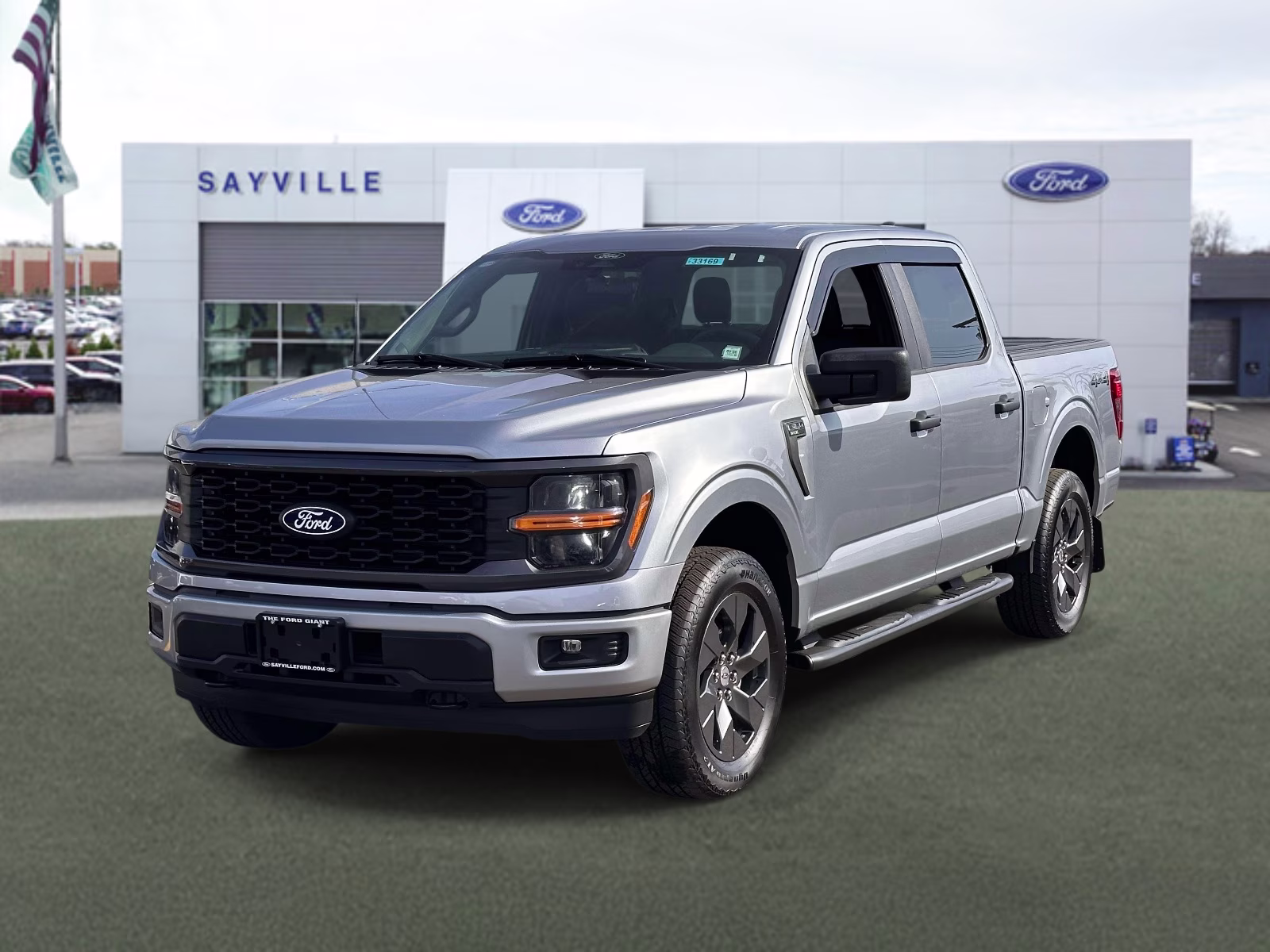 2025 Iconic Silver Metallic Ford F-150 STX 4WD SuperCrew 5.5' Box 4X4 Truck