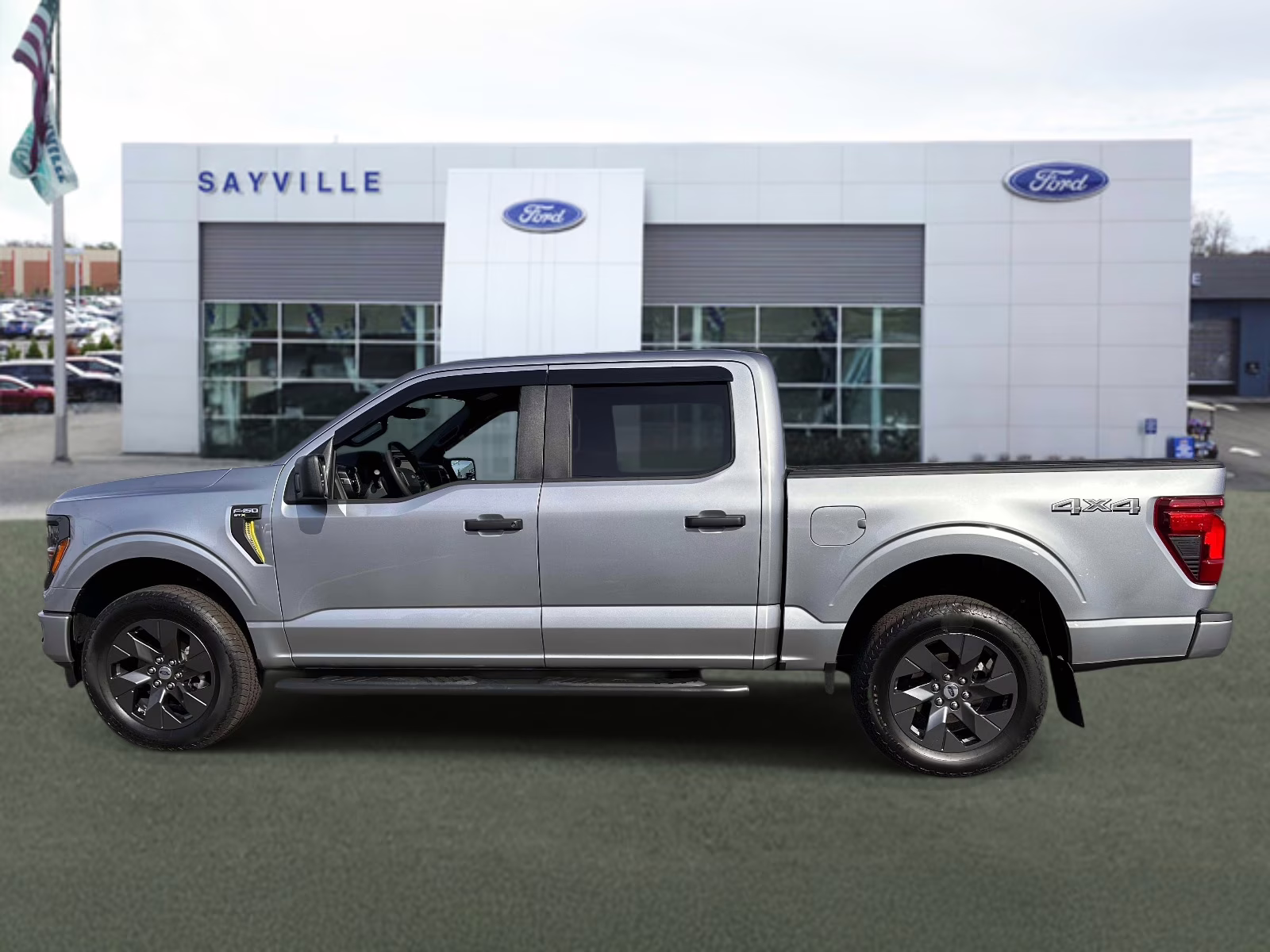 2025 Iconic Silver Metallic Ford F-150 STX 4WD SuperCrew 5.5' Box 4X4 Truck