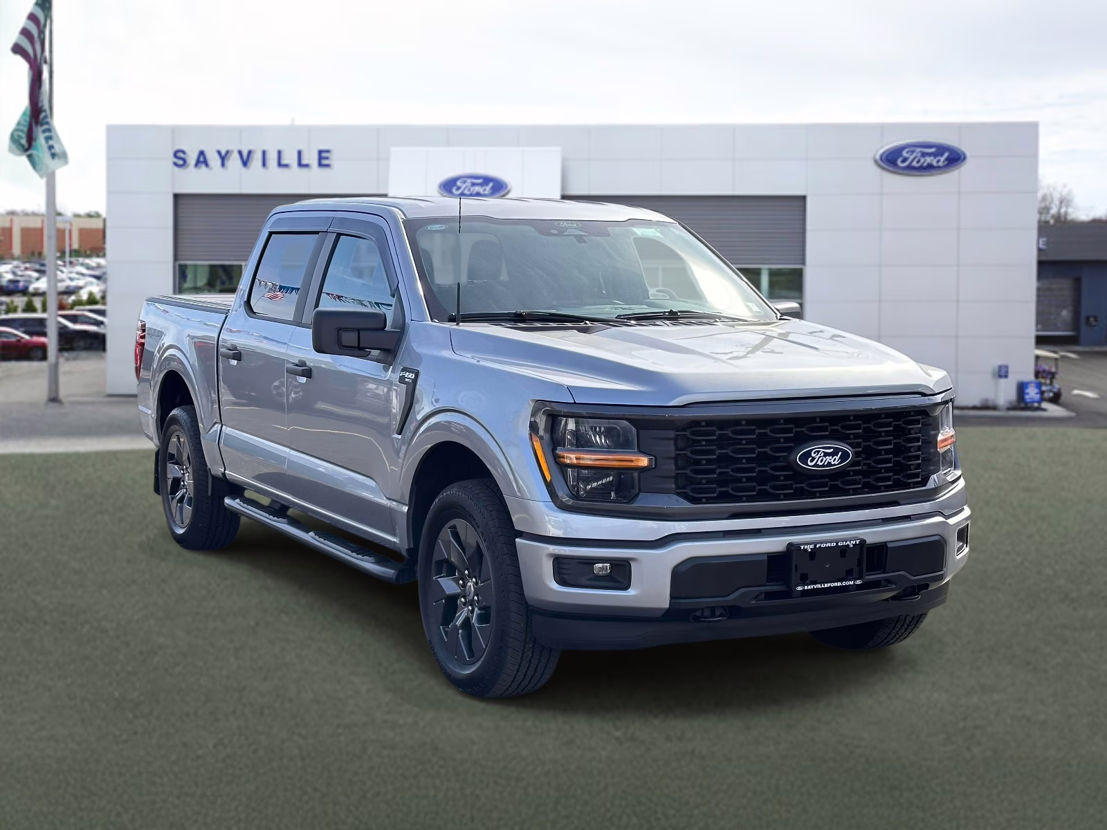 2025 Iconic Silver Metallic Ford F-150 STX 4WD SuperCrew 5.5' Box 4X4 Truck