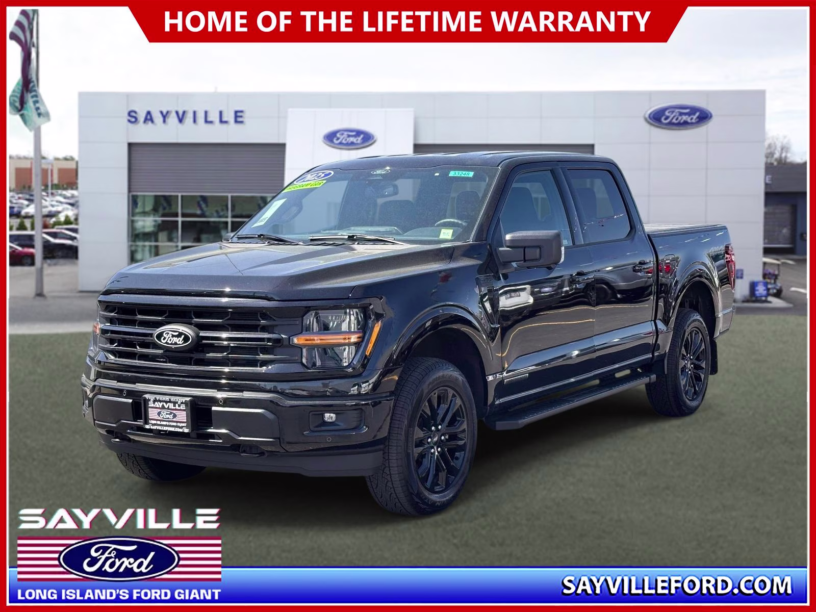 2025 Agate Black Metallic Ford F-150 XLT 4WD SuperCrew 5.5' Box 4X4 Truck
