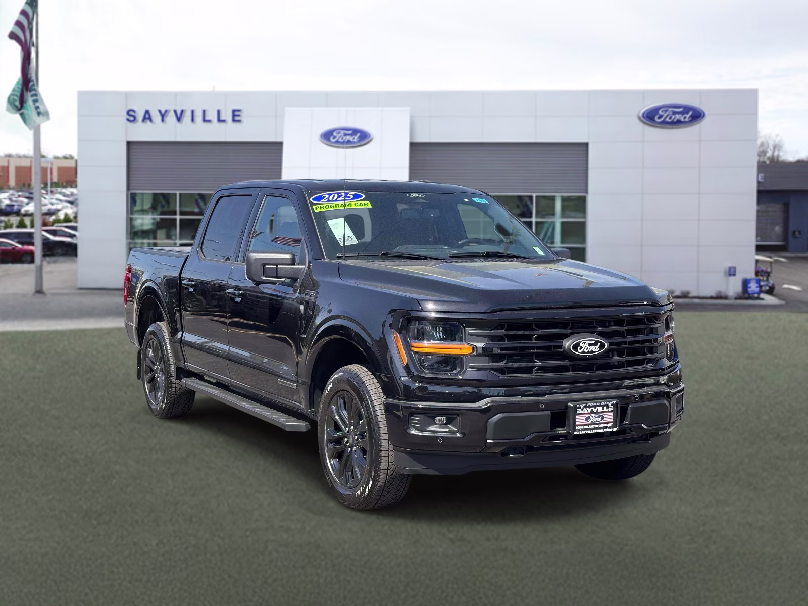 2025 Agate Black Metallic Ford F-150 XLT 4WD SuperCrew 5.5' Box 4X4 Truck