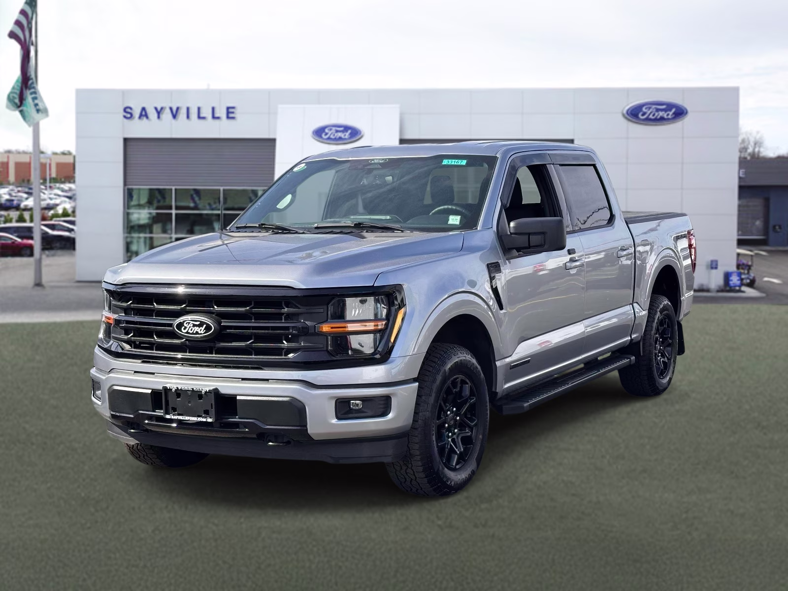 2025 Iconic Silver Metallic Ford F-150 XLT 4WD SuperCrew 5.5' Box 4X4 Truck