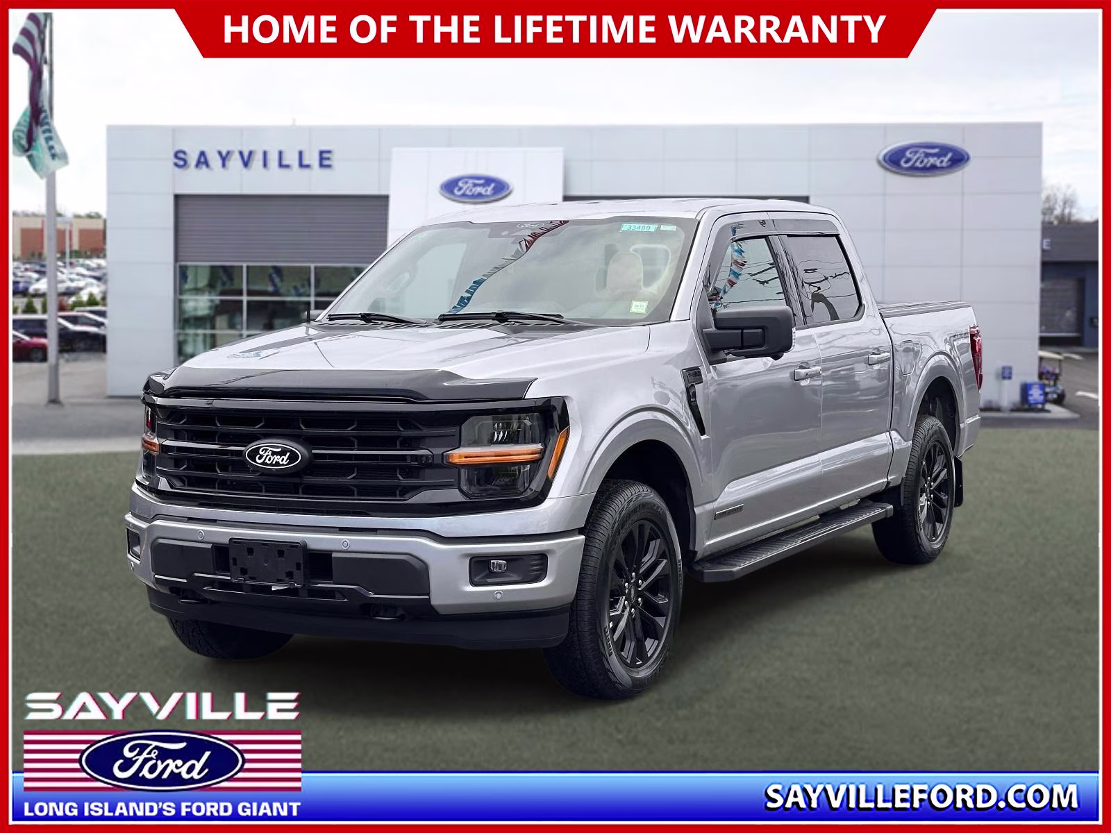 2025 Iconic Silver Metallic Ford F-150 XLT 4WD SuperCrew 5.5' Box 4X4 Truck
