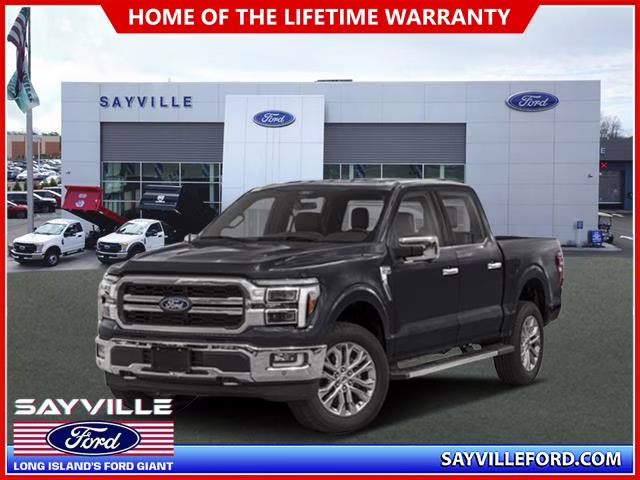 2025 Agate Black Metallic Ford F-150 LARIAT 4WD SuperCrew 5.5' Box 4X4 Truck