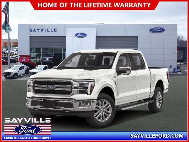 2025 Star White Metallic Tri-Coat Ford F-150 LARIAT 4WD SuperCrew 5.5' Box 4X4 Truck
