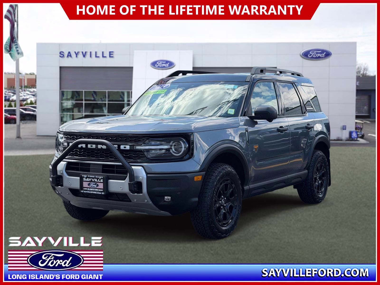2025 Carbonized Gray Metallic Ford Bronco Sport Badlands 4x4 4X4 SUV