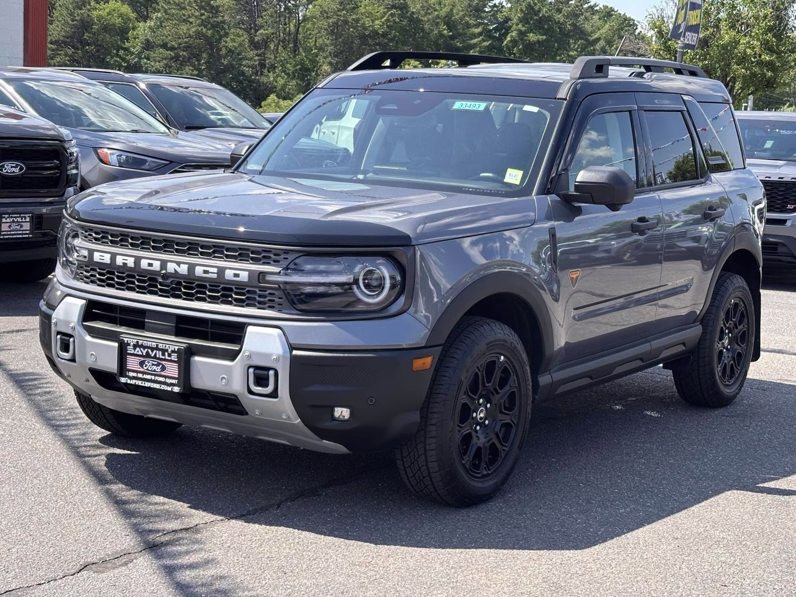 2025 Carbonized Gray Metallic Ford Bronco Sport Badlands 4x4 4X4 SUV