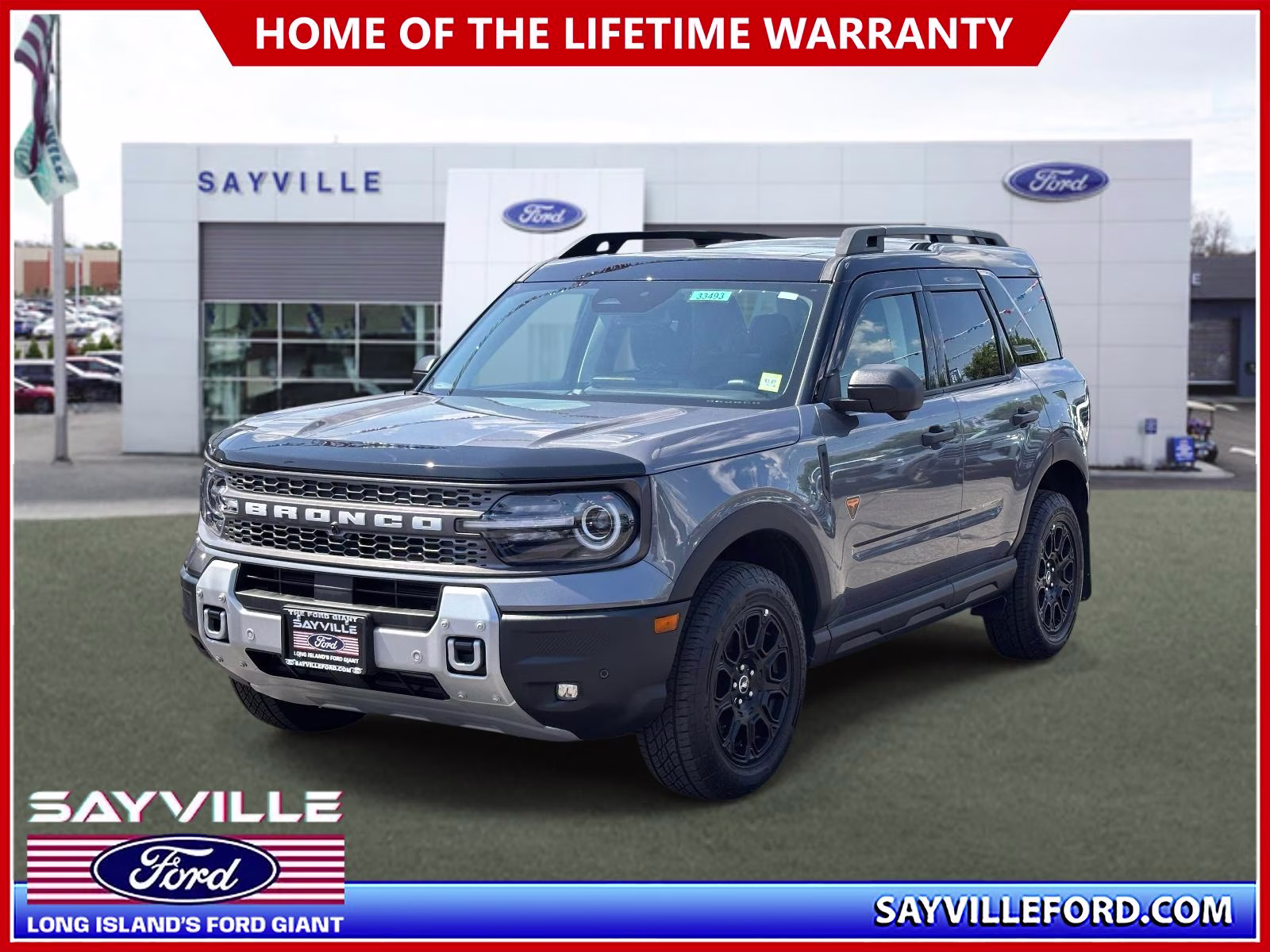 2025 Carbonized Gray Metallic Ford Bronco Sport Badlands 4x4 4X4 SUV