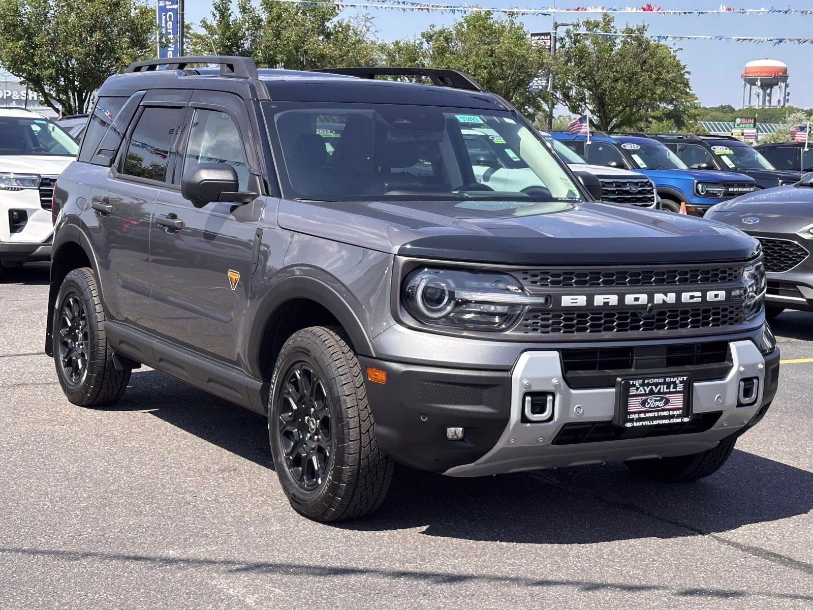 2025 Carbonized Gray Metallic Ford Bronco Sport Badlands 4x4 4X4 SUV