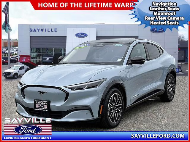 2024 Glacier Gray Metallic TriCoat Ford Mustang Mach-E Premium AWD AWD SUV