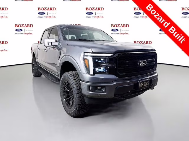 2025 Carbonized Gray Metallic Ford F-150 Lariat Bozard Built 4X4 Truck