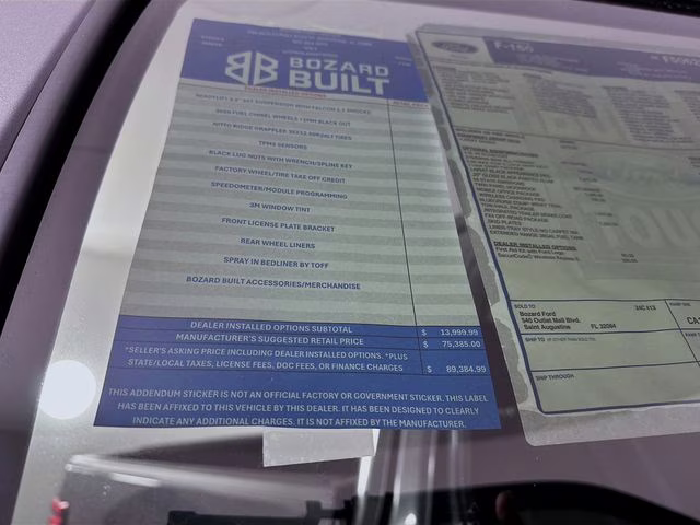 2025 Carbonized Gray Metallic Ford F-150 Lariat Bozard Built 4X4 Truck