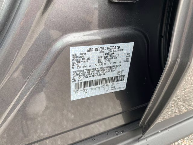 2025 Carbonized Gray Metallic Ford Maverick XLT AWD Truck