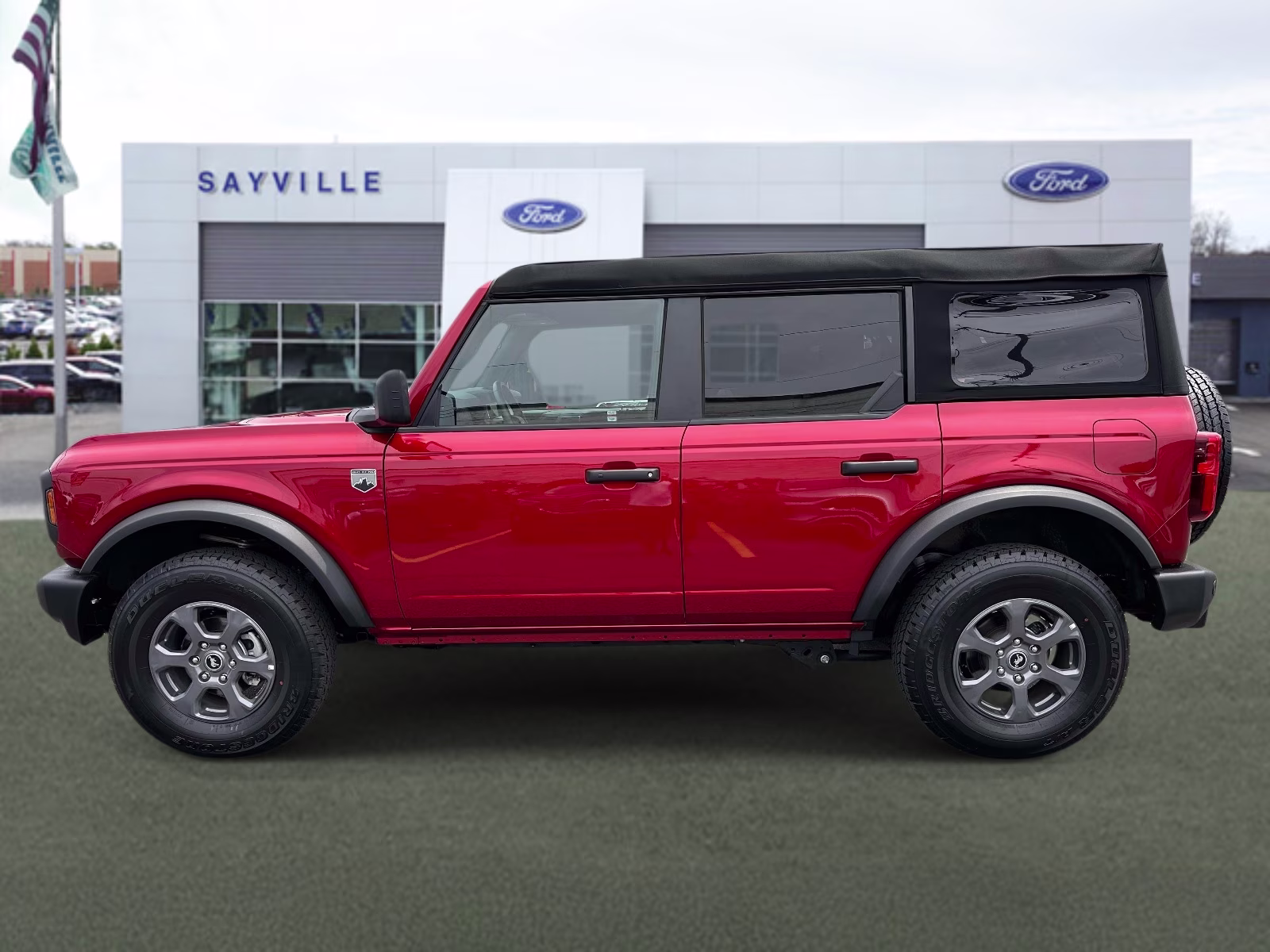 2025 Ruby Red Metallic Tinted Clearcoat Ford Bronco Big Bend 4 Door 4x4 4X4 SUV