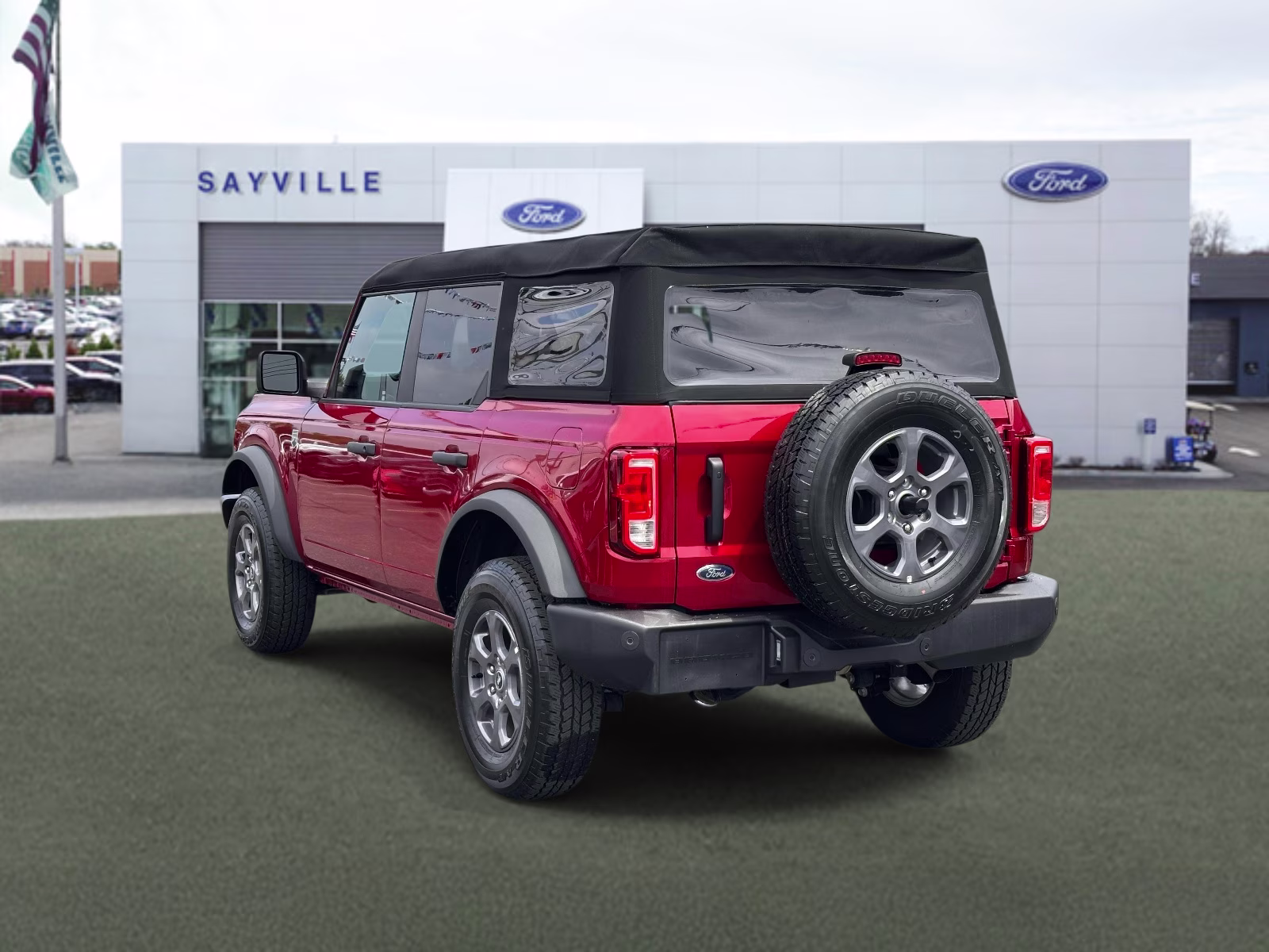 2025 Ruby Red Metallic Tinted Clearcoat Ford Bronco Big Bend 4 Door 4x4 4X4 SUV