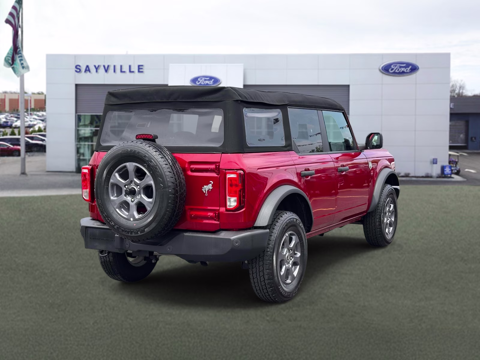2025 Ruby Red Metallic Tinted Clearcoat Ford Bronco Big Bend 4 Door 4x4 4X4 SUV