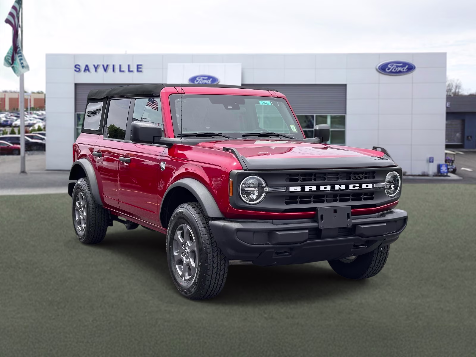 2025 Ruby Red Metallic Tinted Clearcoat Ford Bronco Big Bend 4 Door 4x4 4X4 SUV