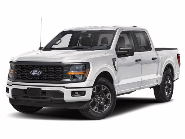 2025 Space White Metallic Ford F-150 STX 4X4 Truck