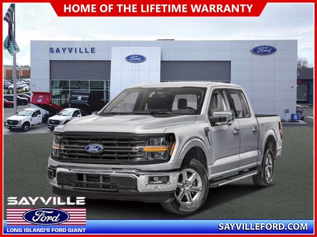 2025 Iconic Silver Metallic Ford F-150 XLT 4WD SuperCrew 5.5' Box 4X4 Truck