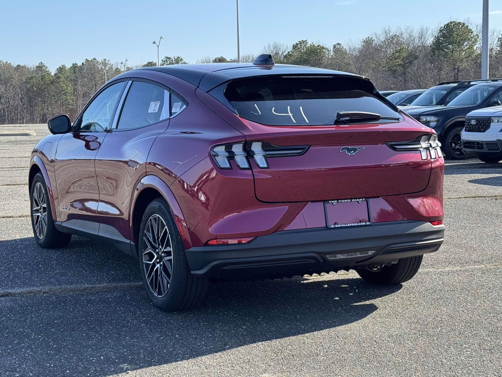 2025 Red Ford Mustang Mach-E Premium AWD AWD SUV