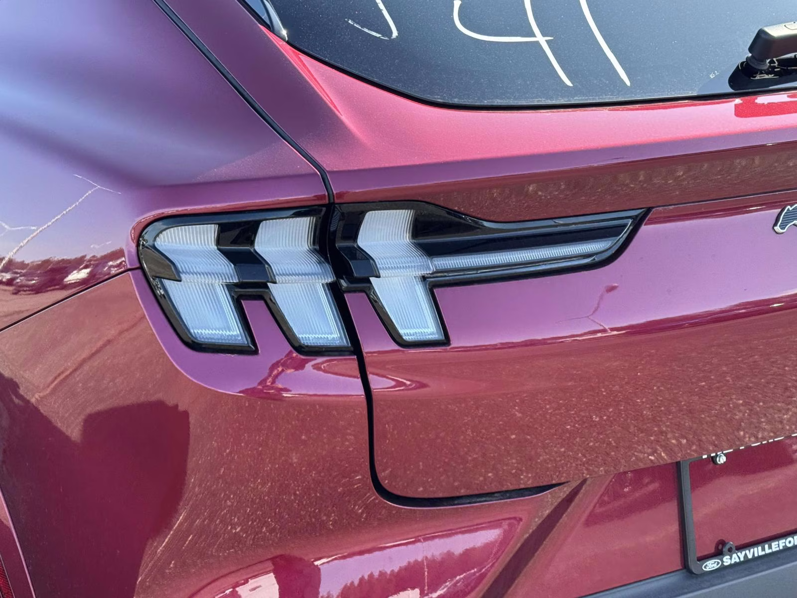 2025 Red Ford Mustang Mach-E Premium AWD AWD SUV