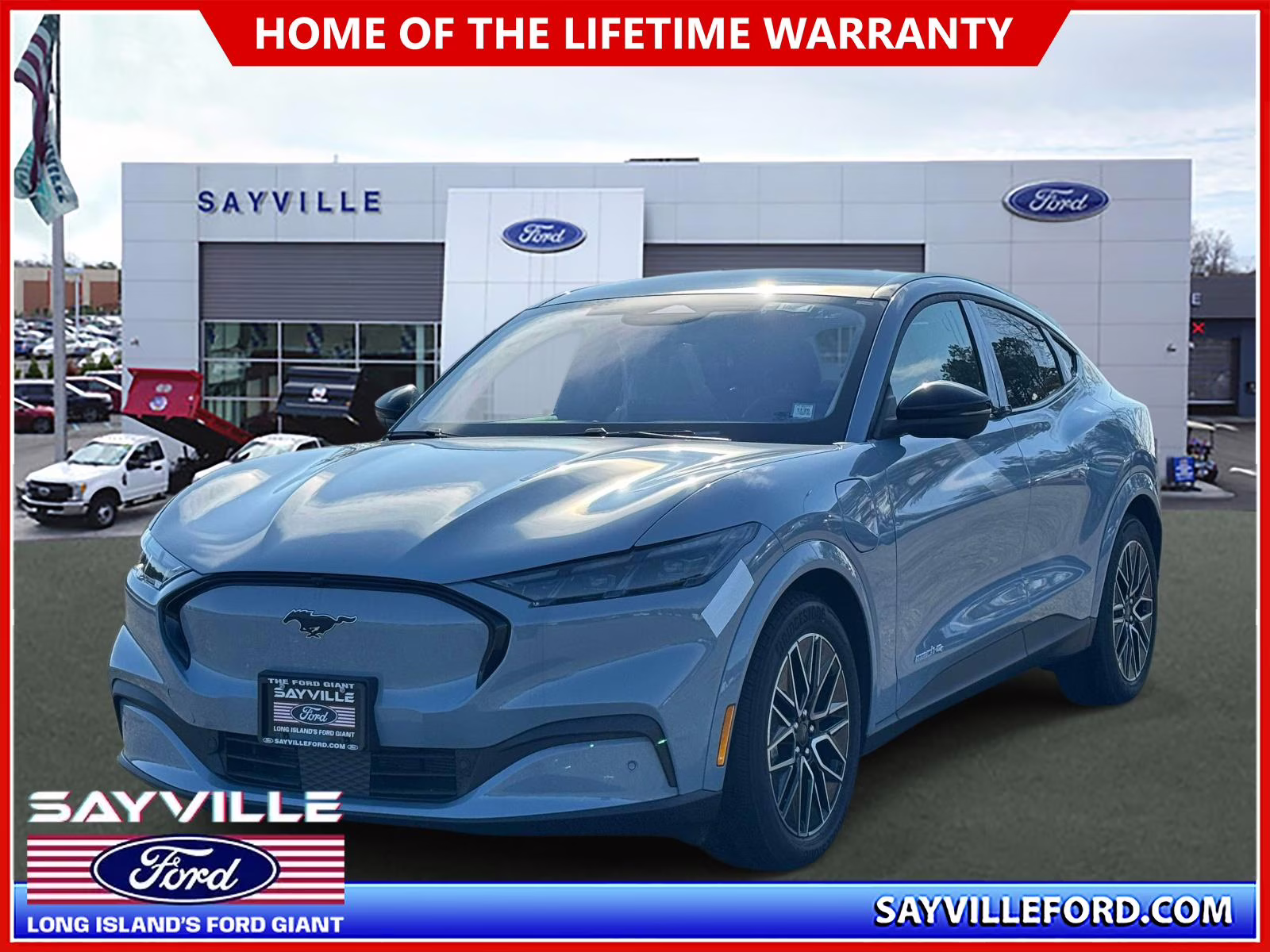 2025 Glacier Gray Metallic TriCoat Ford Mustang Mach-E Premium AWD AWD SUV