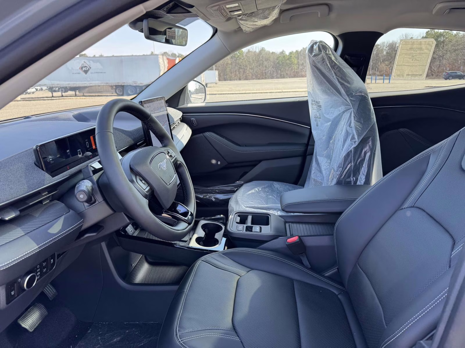 2025 Glacier Gray Metallic TriCoat Ford Mustang Mach-E Premium AWD AWD SUV