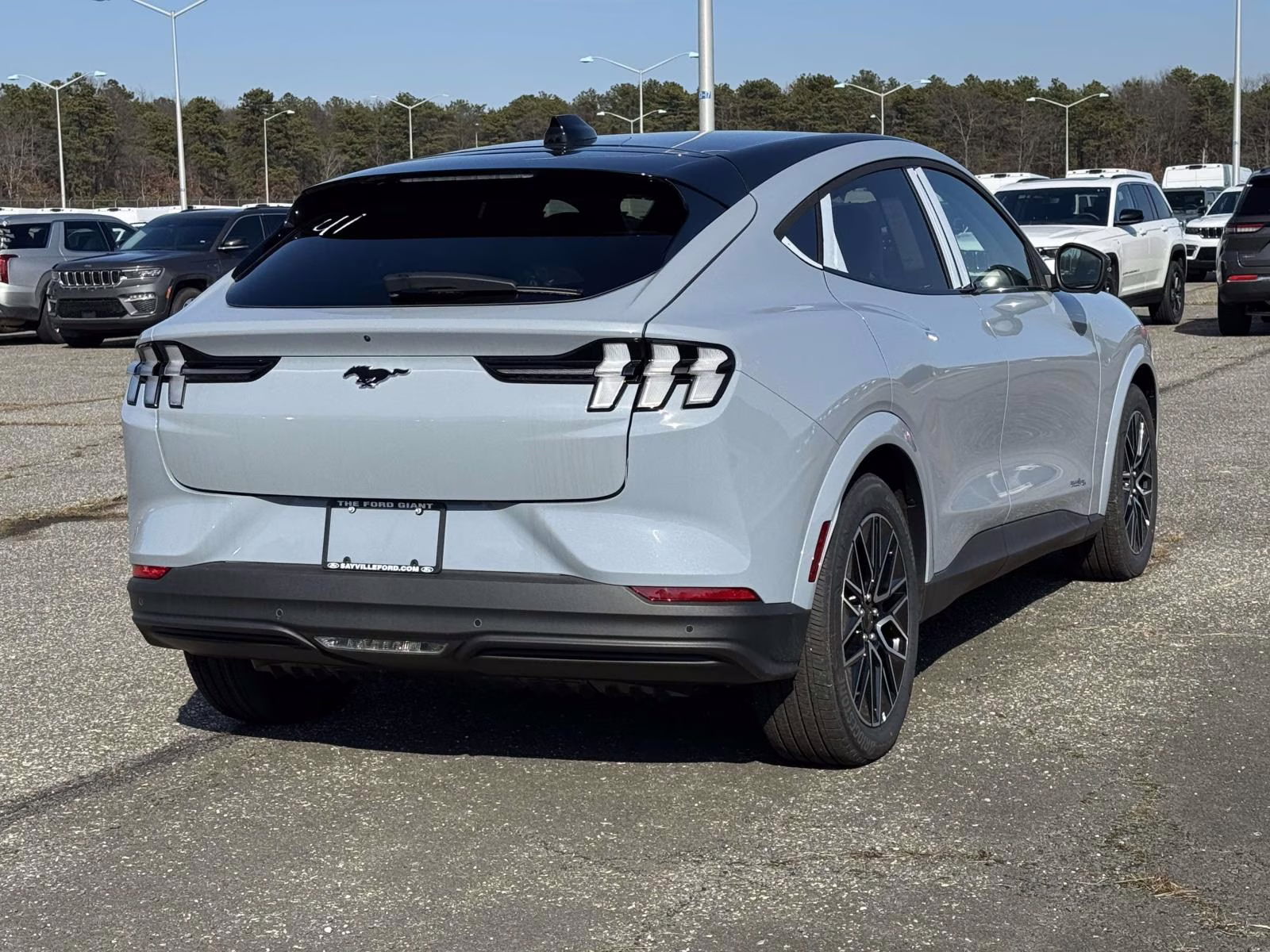 2025 Glacier Gray Metallic TriCoat Ford Mustang Mach-E Premium AWD AWD SUV