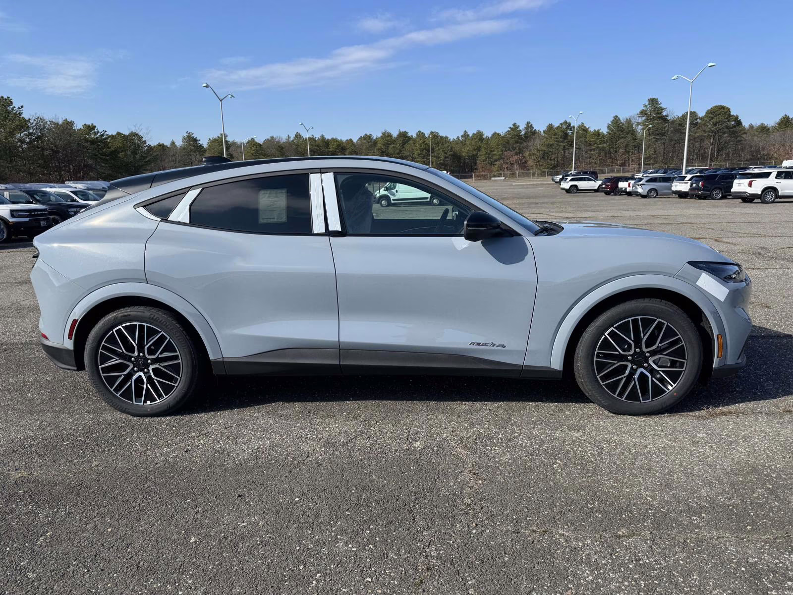 2025 Glacier Gray Metallic TriCoat Ford Mustang Mach-E Premium AWD AWD SUV